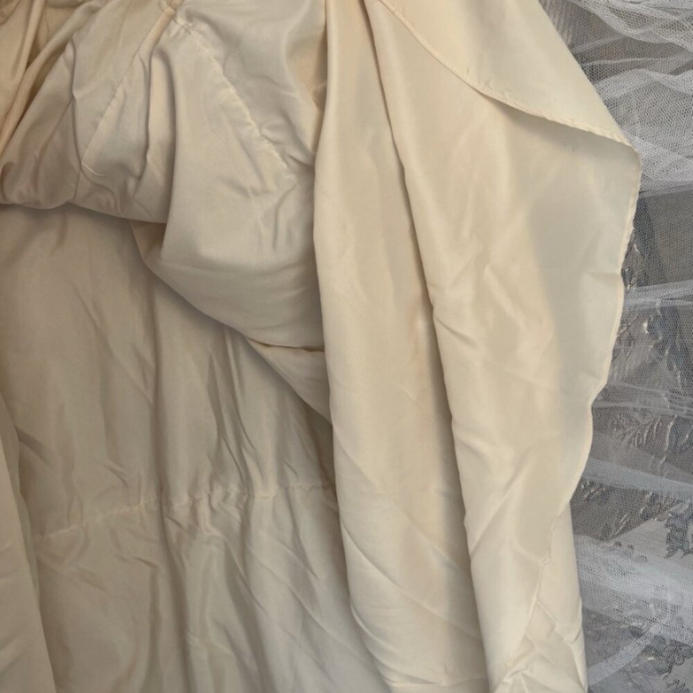 Blondie Nites Junior 11 Metallic Gold Blue Floral Fairycore Ball Gown Prom Dress - Picture 16 of 16